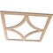 Ekena Millwork Statesman Wood Fretwork Pierced Ceiling Medallion, Alder, 18"OD x 11 1/2"ID x 1/4"T CMWP18X18X0250STAL - alternate 4